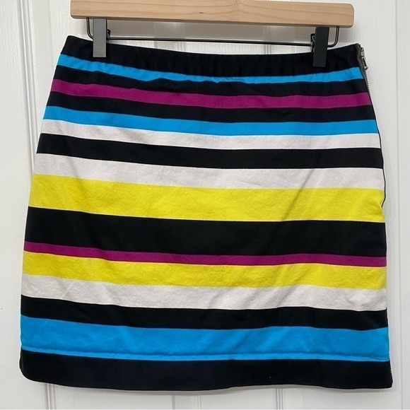 Worthington Striped Pencil Skirt Multicolor Size 6 Side Zip - Picture 13 of 13